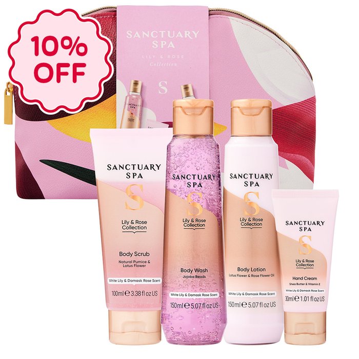 Sanctuary Spa Lily and Rose Collection Gift Set