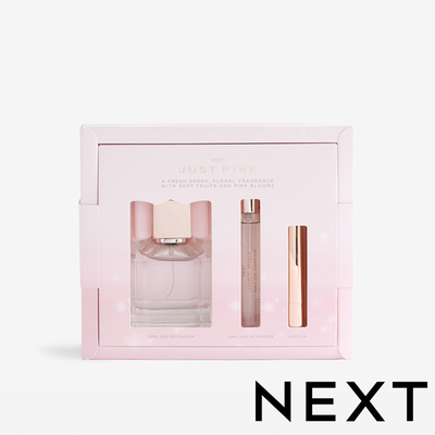 NEXT Just Pink 30ml and 10ml Perfume and Lipstick Gift set