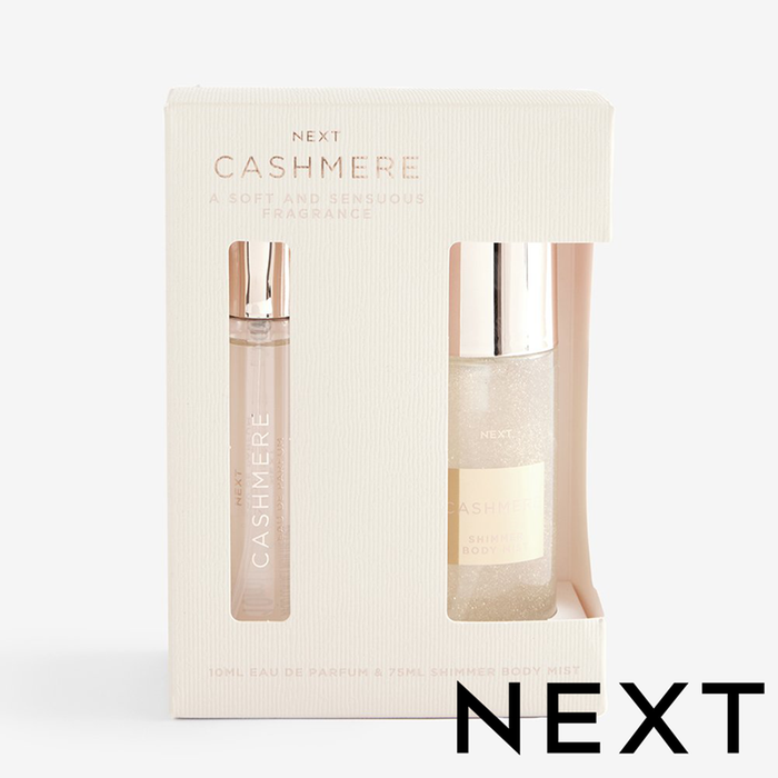 NEXT Cashmere 10ml Perfume and 75ml Shimmer Body Mist Gift Set