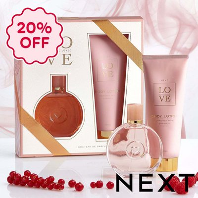 NEXT Love 100ml Perfume and 200ml Body Lotion Gift Set