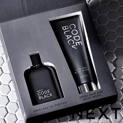 NEXT Code Black 100ml Eau De Parfum And Body Wash 200ml Gift Set