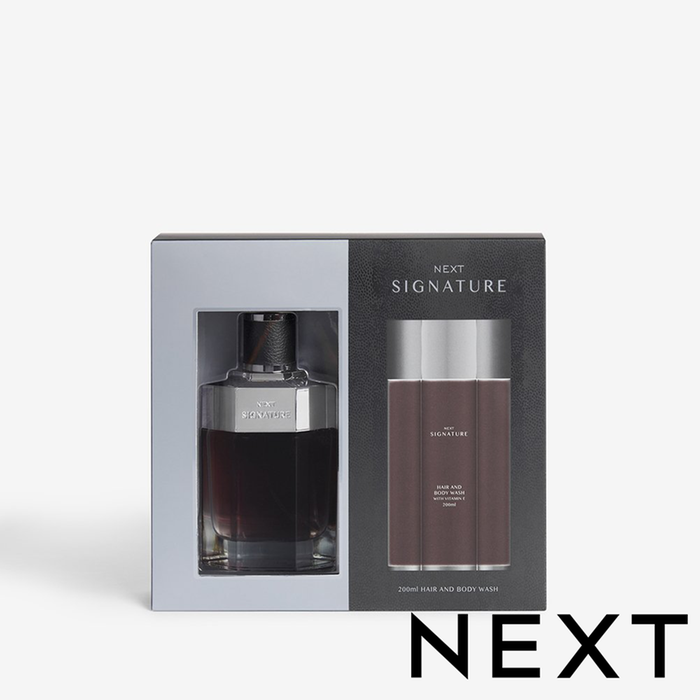 NEXT Signature 100ml Eau de Parfum and 200ml Hair and Body Wash Gift Set