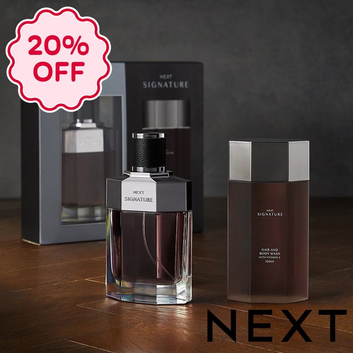 NEXT Signature 100ml Eau de Parfum and 200ml Hair and Body Wash Gift Set
