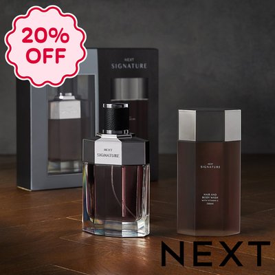 NEXT Signature 100ml Eau de Parfum and 200ml Hair and Body Wash Gift Set