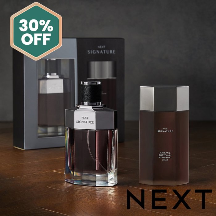 NEXT Signature 100ml Eau de Parfum and 200ml Hair and Body Wash Gift Set