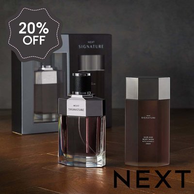 NEXT Signature 100ml Eau de Parfum and 200ml Hair and Body Wash Gift Set