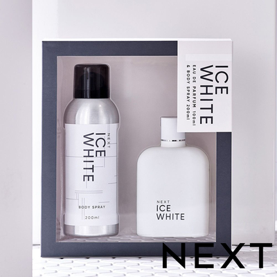 NEXT Ice White 100ml Eau De Parfum and Body Spray 200ml Gift Set