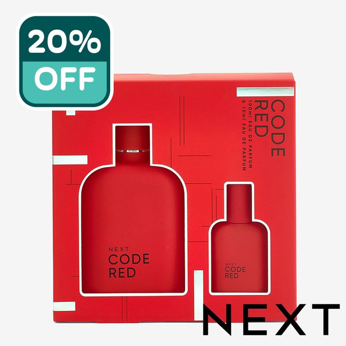 NEXT Code Red 100ml and 10ml Eau De Parfum Gift Set