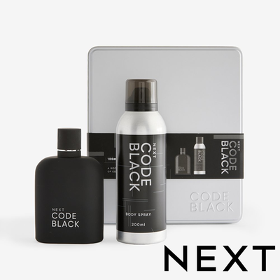 NEXT Code Black 100ml Eau De Parfum and 200ml Body Spray Gift Set