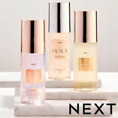 NEXT Set of 3 Mini Travel Body Mists 75ml