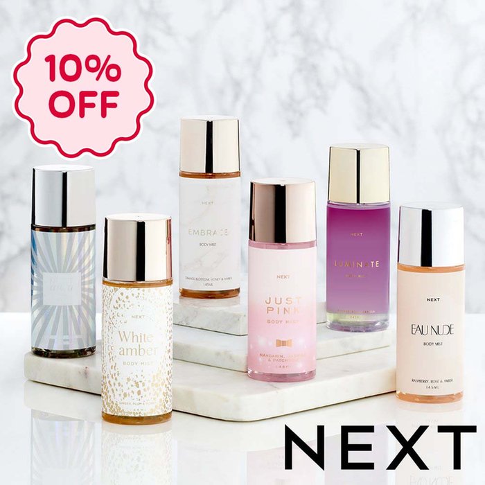 NEXT Set of 6 The Ultimate Body Mist Collection 145ml