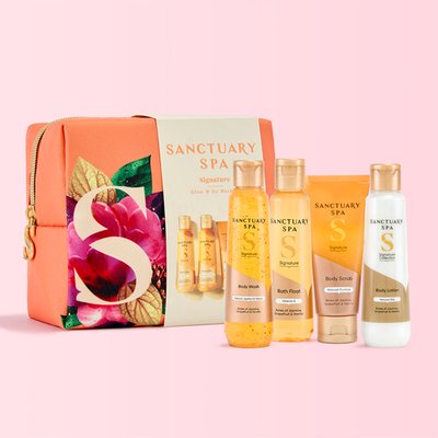 Sanctuary Spa Signature Glow & Go Wash Bag Set