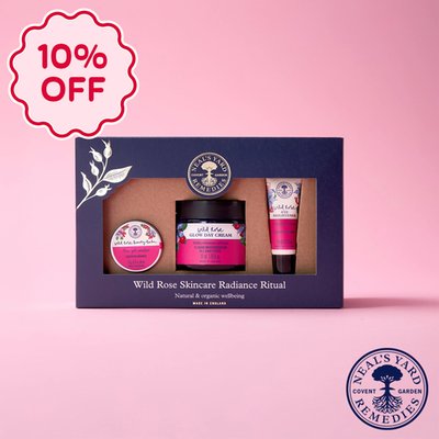 Neals Yard Wild Rose Skincare Radiance Collection
