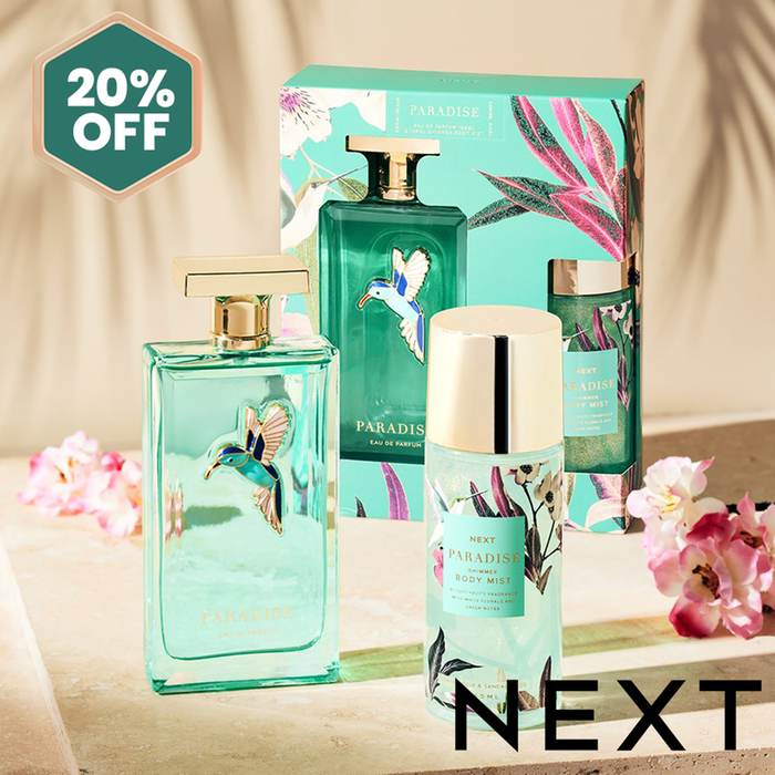 NEXT Paradise 100ml Perfume and 145ml Shimmer Body Mist Gift Set