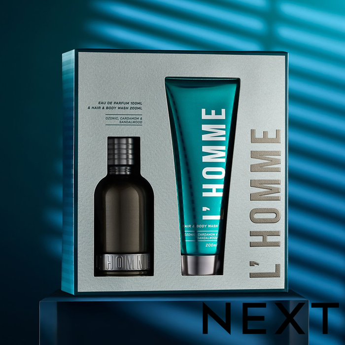 NEXT L'Homme 100ml Eau de Parfum and 200ml Hair & Body Wash Gift Set