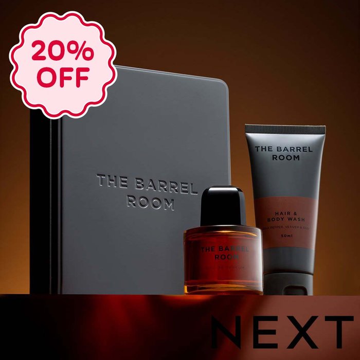 NEXT The Barrel Room 30ml Eau de Parfum and 50ml Body Wash Gift Set