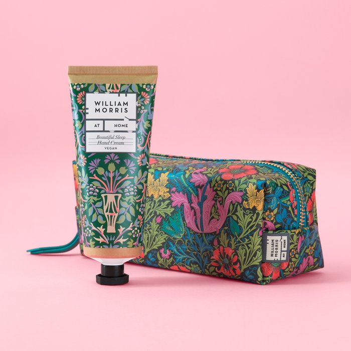 William Morris Make up Bag & Hand Cream Gift Set