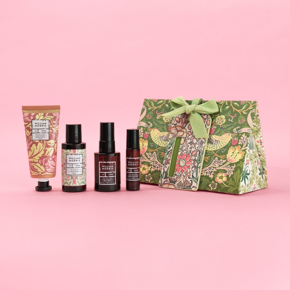 Heathcote & Ivory William Morris 4 Piece Travel Gift Set