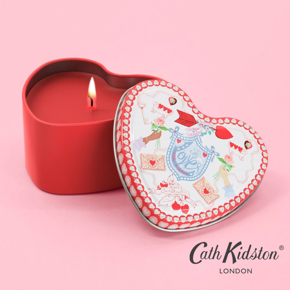 Cath Kidston Love Notes Tin Candle
