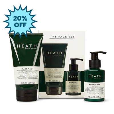 Heath Face Wash and Moisturiser Face Set