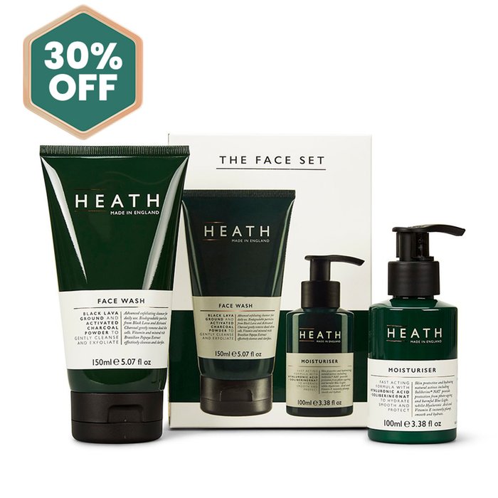 Heath Face Wash and Moisturiser Face Set