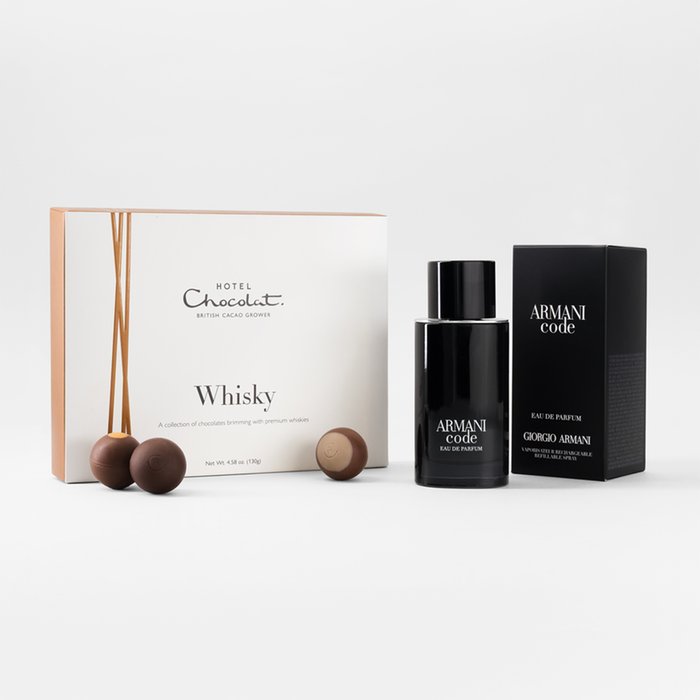 Indulgence Set - Whiskey Collection & Armani Code Homme 75ml