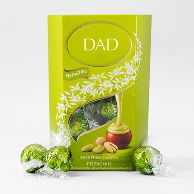 Best Dad Lindor Pistachio Milk Chocolate Truffles (200g)