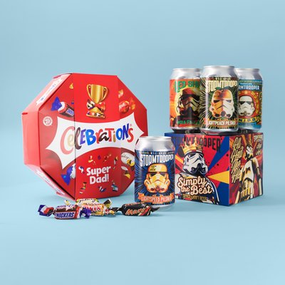 'Superdad' 950g Celebrations & Stormtrooper Beer Fridge Pack