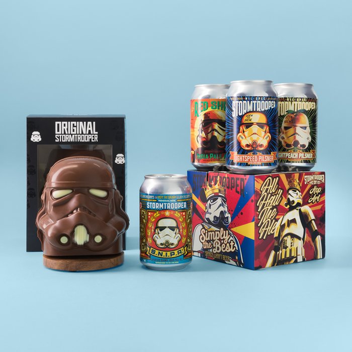 Stormtrooper Chocolate Helmet & Beer Gift Set
