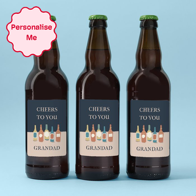 Cheers To You Grandad Beer Trio 3x500ml