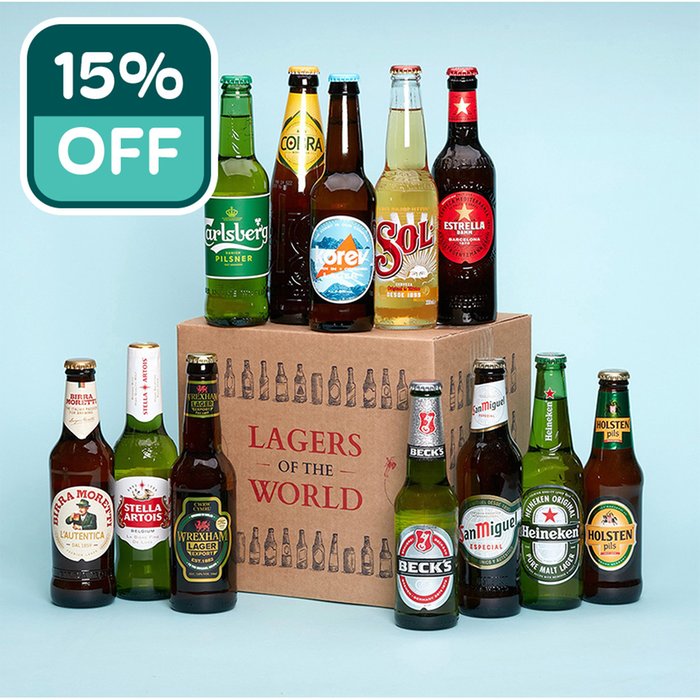 12 Lagers of the World Collection 12 x 330ml