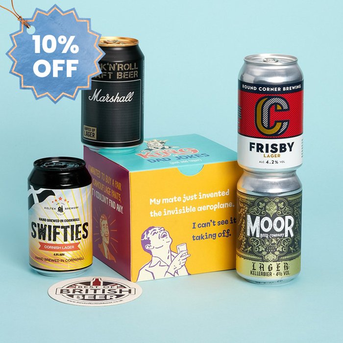 Dad Jokes Beer 4x 330ml Craft Lager