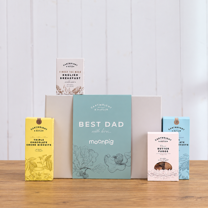 Cartwright & Butler Best Dad Tea and Biscuits Hamper