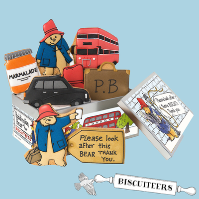 Biscuiteers Hand-Iced Paddington Bear Biscuit Tin