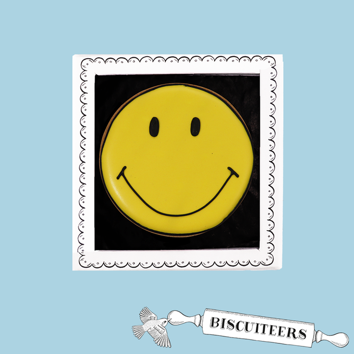 Biscuiteers Hand-Iced Smiley Biscuits
