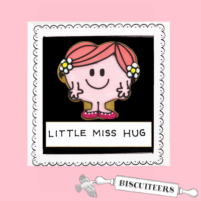 Biscuiteers Hand-Iced Little Miss Hug Biscuits
