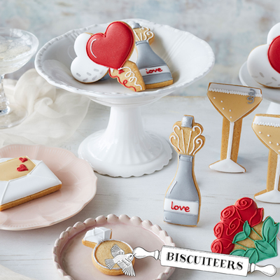 Biscuiteers Hand-Iced Engagement Tin