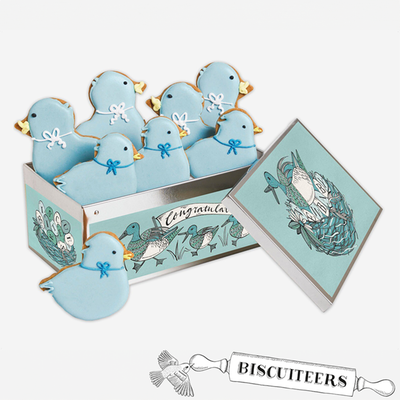Biscuiteers Hand-Iced It's A Boy Biscuit Tin