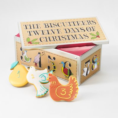 Biscuiteers 12 Days of Christmas Biscuits