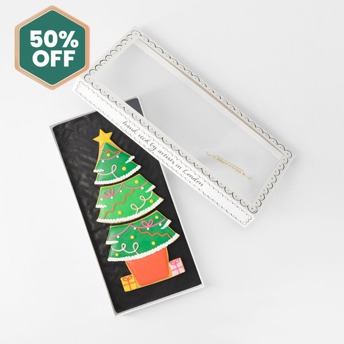 Biscuiteers Christmas Tree Biscuits