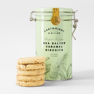 Cartwright & Butler Salted Caramel Biscuit Tin 200g