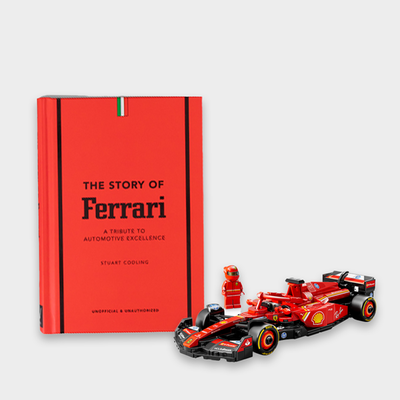 Story Of Ferrari Book & LEGO Ferrari F1