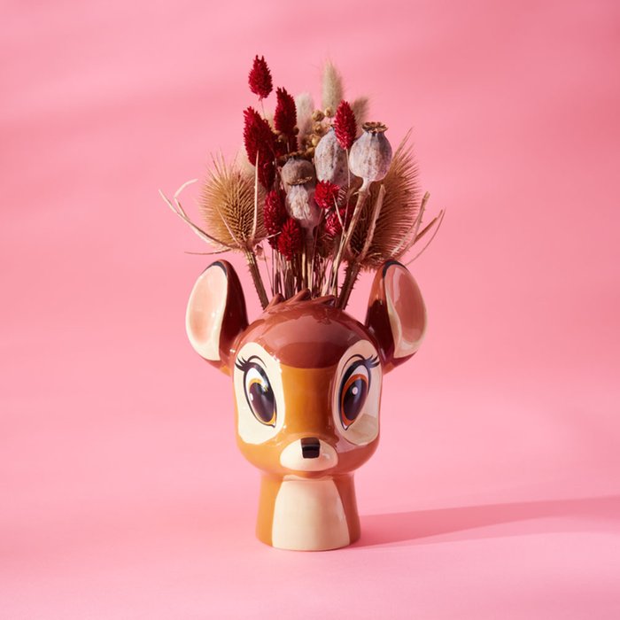 Disney's Bambi vase with Flowers