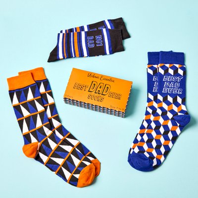 Men's Best Dad Ever Socks Gift Set