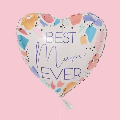 Best Mum Ever Heart Balloon