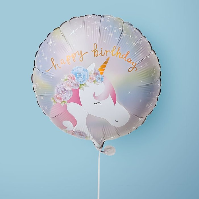 Unicorn Birthday Balloon