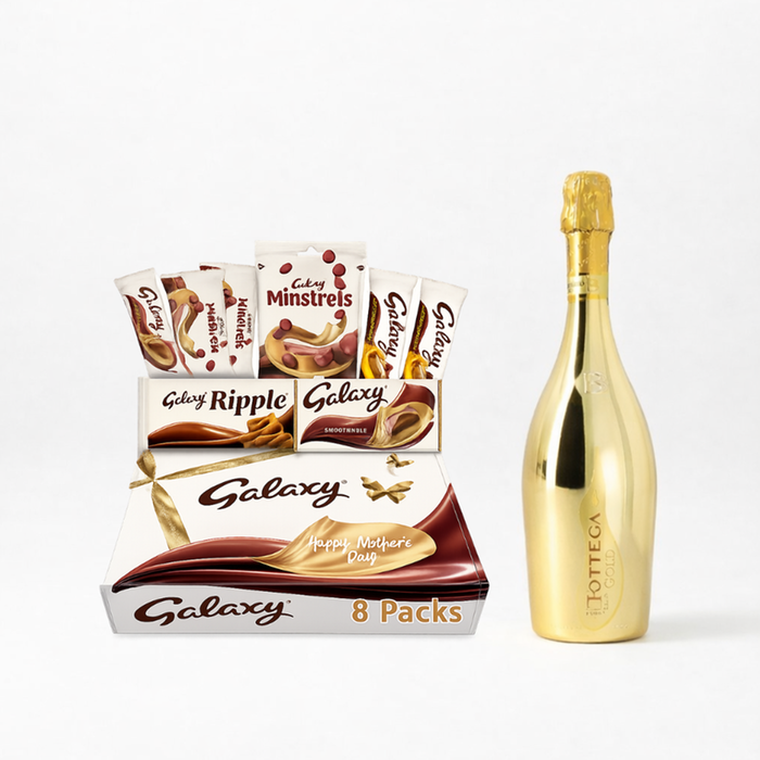 Galaxy Happy Mother's Day Hamper & Bottega Gold 75cl