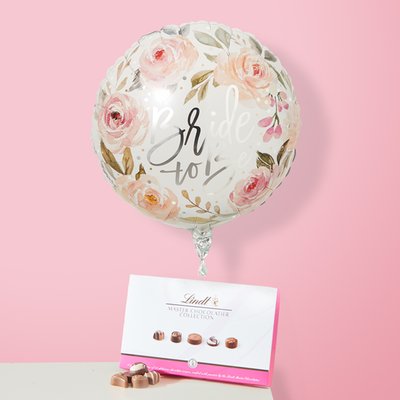 Bride to Be Balloon & Lindt Chocolates