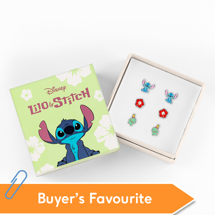 Disney Lilo & Stitch Trio Earring Set