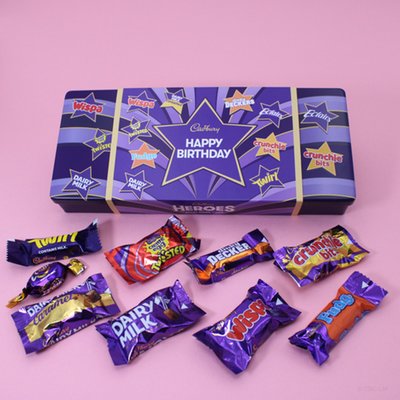 Cadbury Heroes Happy Birthday Tin 240g